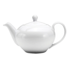 Thumbnail image #1 for 1880 Hospitality Buffalo White Ware by Oneida® F8010000860 Porcelain Teapot, 15-1/4 oz, Handled, with Lid, White 1 Dozen