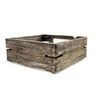 Thumbnail image #1 for Steelite DW Haber, Fusion DWFB145WDAG Square Wood Buffet Riser, Gray, 14"W x 14"D x 5"H