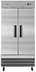 Thumbnail image #5 for KoolMore Two-Section Reach-In Freezer, 35 Cu. Ft., Bottom-Mount Self-Contained, Stainless Steel, Solid Doors
