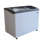Thumbnail image #1 for Ojeda USA NBH 43 Ice Cream Merchandiser Freezer, 7.63 cu. ft., 2 Lockable Sliding Glass Doors, White