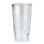 Thumbnail image #1 for New Star Foodservice Inc. 46380 16 oz Clear Pebbled SAN Plastic Tumbler, Stackable Case of 6 Dozen