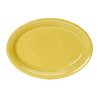 Thumbnail image #1 for Tuxton China Concentrix CSH-0962 Ceramic Oval Platter, 9-3/4 x 7, Coupe Rim, Saffron Case of 2 Dozen