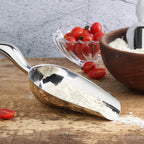 Thumbnail image #2 for New Star Foodservice Inc. 1028522 Utility Scoop, 18 oz, Stainless Steel, Round Bottom Case of 48