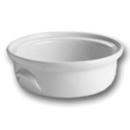 Thumbnail image #1 for Steelite International Diversified Ceramics HL8220BWHA Round China Casserole, 14 oz, 6 in, White, with Handles Case of 2 Dozen