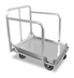 Thumbnail image #4 for John Boos Single-Stack Aluminum Bun Pan Truck/Dolly with Push Handle and 5-Inch Swivel Casters
