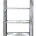 Thumbnail image #1 for Continental Refrigerator 1RXNPT-GD-GD Pass-Thru Reach-In Refrigerator, 1 Section, 36-1/4" Wide, Full-Height Glass Doors, Self-Contained