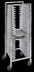 Thumbnail image #6 for Channel Manufacturing Aluminum Full-Size End-Load Pizza Pan Rack with 5-Inch Swivel Casters, 26-Pan Capacity