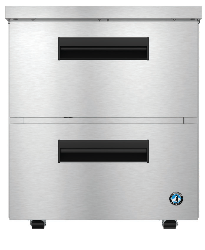 Product image #5 for Hoshizaki Steelheart 27-Inch One-Section Low Profile Undercounter Refrigerator with Two Drawers