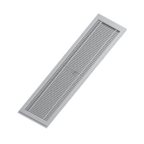 Thumbnail image #1 for Pacific Stainless Products FT7221-SG Stainless Steel Floor Trough with Removable Subway-Style Grating, 72"W x 21"D x 4" Deep