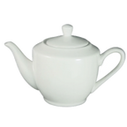 Thumbnail image #1 for International Tableware TP-9-EW 9 oz Porcelain Tea/Coffee Pot with Lid, Handle & Spout Case of 2 Dozen