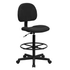 Thumbnail image #1 for Flash Furniture BT-659-BLK-GG Adjustable-Height Swivel Drafting Stool, Low Back, Armless, Black