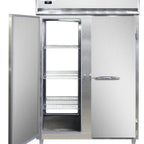 Thumbnail image #2 for Continental Refrigerator Designer Line D2RNPT Two-Section Pass-Thru Reach-In Refrigerator, Self-Contained, Solid Full-Height Doors