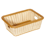 Thumbnail image #1 for G.E.T. Clipper Mill WB-1515-TT . . Rectangular Two-Tone Polypropylene Fast Food Basket, 18-1/2 x 13-1/2 x 6-3/4 in Case of 6