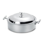 Thumbnail image #1 for Eastern Tabletop Cook Buffet 5904 4 qt Round Electric Induction-Ready Stainless Steel Chafing Dish with Lift-Off Cover