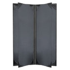 Thumbnail image #2 for Risch Harley HAR-6V 4.25X14 6-View Booklet Menu Cover, Padded Faux-Leather, 4-1/4" x 14" Case of 25