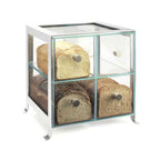 Thumbnail image #1 for Cal-Mil 1586-74DRAWER Replacement Clear Plastic Drawer with Silver Knob Case of 2