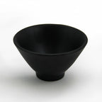 Thumbnail image #1 for G.E.T. Zen - EGS JW124-B Round Black Melamine Bowl, 8 oz., 4-3/4" Diameter x 2-3/8"H Case of 6