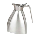 Thumbnail image #1 for Eastern Tabletop Triumph 7531 Double-Wall Insulated Stainless Steel Beverage Server, 0.4 Liter, Cushioned Rubber Closure