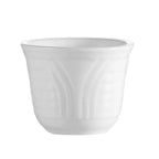 Thumbnail image #1 for CAC China Corona CRO-45 Chinese Tea Cup, 4-1/2 oz, Embossed Porcelain Case of 3 Dozen
