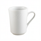 Thumbnail image #1 for CAC China Roosevelt RSV-17 8 oz Embossed Porcelain Tall Mug, Non-Stackable Case of 3 Dozen