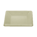 Thumbnail image #1 for Thunder Group Passion PS3204V Square Melamine Plate, 4", Wide Rim, Beige Case of 216