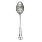 Thumbnail image #1 for Alegacy Foodservice Products Barocco DSP13P Perforated Stainless Steel Serving Spoon, 13-Inch, Mirror Finish Case of 12