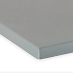 Thumbnail image #1 for JustChair Werzalit TTWRZ-3248-ALU Composite Outdoor Table Top, Rectangular, 32 x 48 in, 1.5 in Drop Edge, Cool Grey