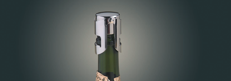 Product image #2 for American Metalcraft Popper-Stopper Stainless Steel Champagne Bottle Stopper