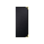 Thumbnail image #1 for Risch Seville SEV-4V 4.25X11 Hardback Faux-Leather Menu Cover, 4-View Booklet, 4-1/4" x 11" Case of 25