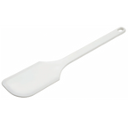 Thumbnail image #1 for Matfer Bourgeat Exoglass 113501 Flat-Beveled Spatula, 13-3/4"L, White, Heat Resistant to 430°F