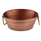 Thumbnail image #1 for G.E.T. Urban Renewal BT-1712-ACPR 3-Gallon Oval Double-Wall Beverage Tub, Copper Exterior, Stainless Steel