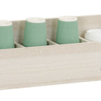 Thumbnail image #1 for Cal-Mil Vista 28618-141 Cup & Lid Organizer, 20 x 8 x 6 in, HDPE, Coastal, 4-Section