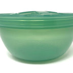 Thumbnail image #1 for G.E.T. GET EC-26-1-JA Reusable Polypropylene Soup Container, 32 oz, 6-1/2" Dia x 3-1/4"H, Jade Case of 2 Dozen
