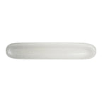 Thumbnail image #2 for Steelite International My Glass Studio GS196690 Oval Glass Serving Bowl, 1.25 qt, 24.125 in, Crackle Cream