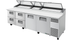 Thumbnail image #5 for True 119-1/4-Inch Pizza Prep Table with 2 Doors, 4 Drawers, Alternate Top, and R290 Refrigeration