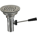 Thumbnail image #1 for IMC/Teddy LD-2 Lever Waste Valve, 3-1/2" Sink Opening, 1-1/2" or 2" Drain Outlet