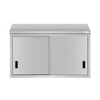 Thumbnail image #1 for Koolmore KM-WMC-1548-L Wall Cabinet, 10.22 cu. ft., Wall Mounted, 48"W x 15"D x 33"H, (2) fixed shelves, (2) sliding doors, 20-gauge 430 stainless