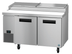 Thumbnail image #5 for Hoshizaki Steelheart 60-Inch Reach-In Two-Section Pizza Prep Table with 1/2-Inch White Poly Cutting Board