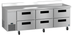Thumbnail image #5 for Hoshizaki Steelheart Three-Section 93-Inch 6-Drawer Worktop Refrigerator