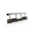 Thumbnail image #1 for Steelite International Mogogo, Modular MGCMLA08MBWW Commercial Market Station, Mixed Materials