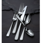 Thumbnail image #2 for 1880 Hospitality Perimeter by Oneida® V936SDEF Silver-Plated Soup/Dessert Spoon, 7-1/4", Oval Bowl, Beveled Handle Pack of 1 Dozen