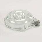 Thumbnail image #1 for AllPoints Foodservice Parts & Supplies 281509 Commercial Food Processor Bowl Lid, New Style, 7-5/8 in OD, Clear Plastic