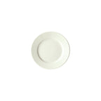 Thumbnail image #1 for Winco BPR-55RE-AW Porcelain Plate, 5-1/2" Round, 1/4" High, Rolled Edge, American White Case of 3 Dozen