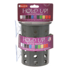 Thumbnail image #1 for AllPoints Foodservice Parts & Supplies 1371673 Plastic Silverware Cylinder, Gray, with Suction Cups, Fits 4-Inch Cutout