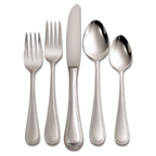 Thumbnail image #2 for 1880 Hospitality Pearl by Oneida® T163FDIF European Dinner Fork, 8-1/4", Beaded Handle, 18/10 Stainless Steel Pack of 1 Dozen