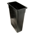 Thumbnail image #1 for AllPoints Foodservice Parts & Supplies Carlisle® 36318 Rectangular Waste Container, 23 Gallon, Black Polyethylene