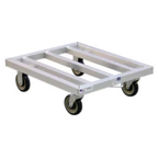 Thumbnail image #1 for New Age 1182 Aluminum Super Dolly, 24"W x 29-1/2"D x 8"H, 1,000 lb Capacity, 5" Casters