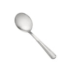 Thumbnail image #1 for CAC China Dominion 2001-04 Bouillon Spoon, 5-7/8"L, Heavy Weight, 18/0 Stainless Steel Frost Finish Case of 50 Dozen