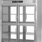 Thumbnail image #1 for Victory Refrigeration UltraSpec™ RS-2D-S1-EW-PT-HG-HC Two-Section Pass-Through Reach-In Refrigerator, Glass Half Doors, Self-Contained