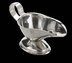 Thumbnail image #4 for American Metalcraft 3 oz Stainless Steel Gravy Boat with Flat Loop Handle and Tapered Spout
